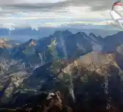 Let vetroňom do bezprostrednej blízkosti Lomnického štítu