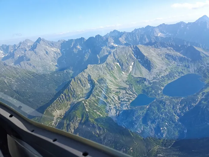 Let vetroňom do oblasti Morskie Oko