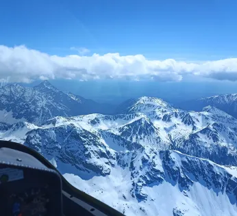 Let vetroňom do okolia Kriváňa (národný vrch Slovákov)